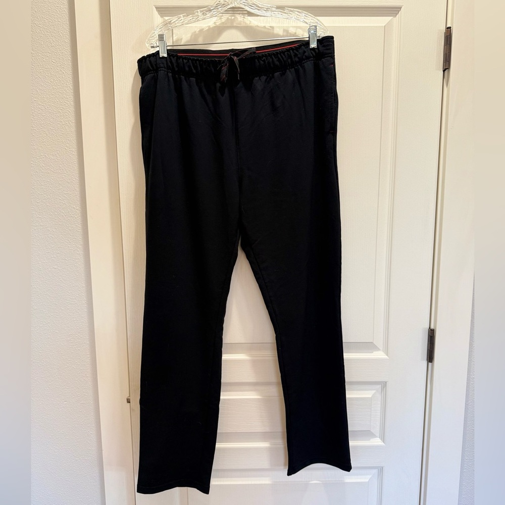 Orvis Black Sweatpants, loungewear, Joggers with Slim Fit and Elastic Waistband